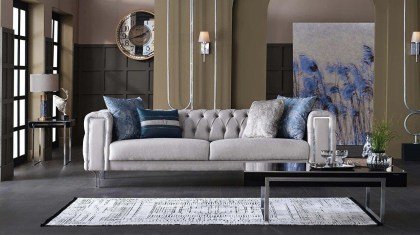 Montego Light Gray 2- sofa